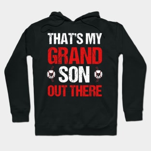 Women's Baseball Grandma That's My Grandsons Out There baseball mom, mama,mother Hoodie